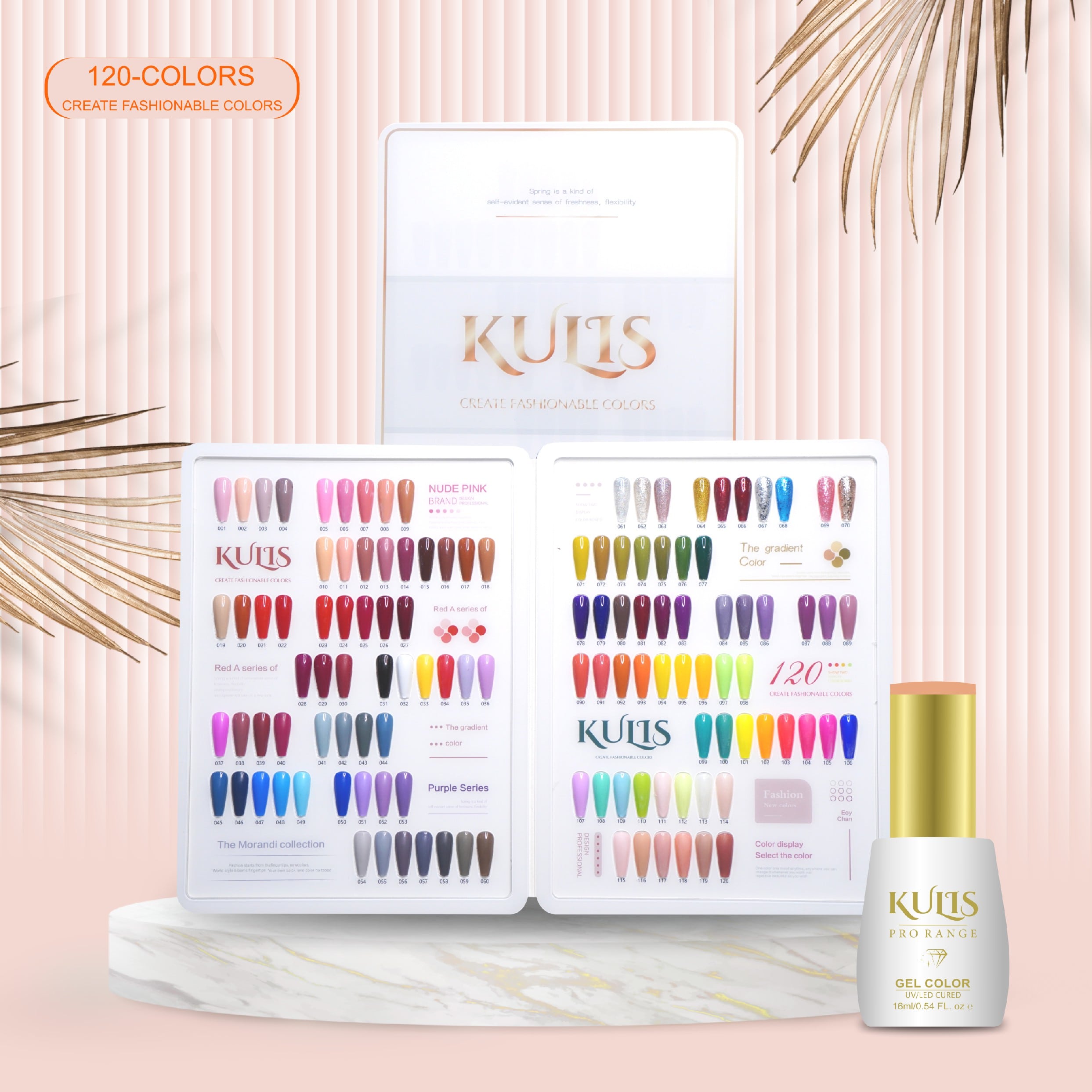 Kulis Pro Range UV Gel Nail Polish | Premium Soak-Off UV/LED Cured Gel 16ml (61 to 120 Shades)