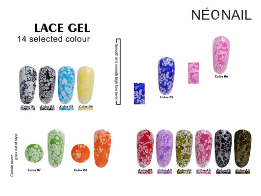 NEONAIL UV Lace Gel Polish 15ml | Soak-Off UV/LED Cured Gel (14 Color Shade)