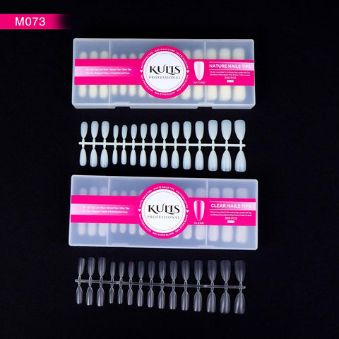 Kulis Professional Press-On Nail Tips Box – Assorted False Nail Tips for Nail Extensions, Nail Art & DIY Manicure
