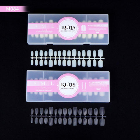 Kulis Professional Press-On Nail Tips Box – Assorted False Nail Tips for Nail Extensions, Nail Art & DIY Manicure
