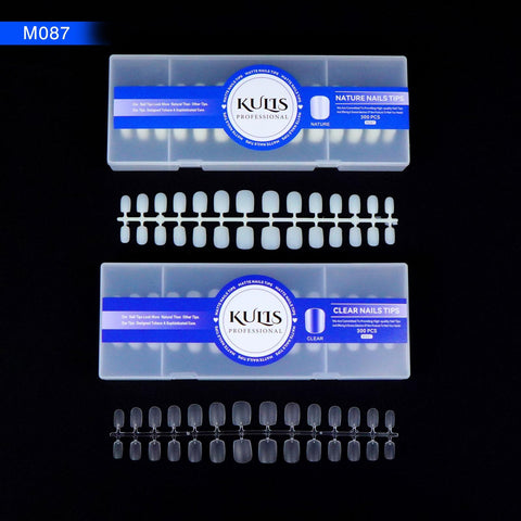 Kulis Professional Press-On Nail Tips Box – Assorted False Nail Tips for Nail Extensions, Nail Art & DIY Manicure