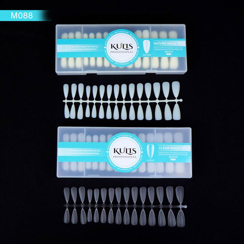 Kulis Professional Press-On Nail Tips Box – Assorted False Nail Tips for Nail Extensions, Nail Art & DIY Manicure