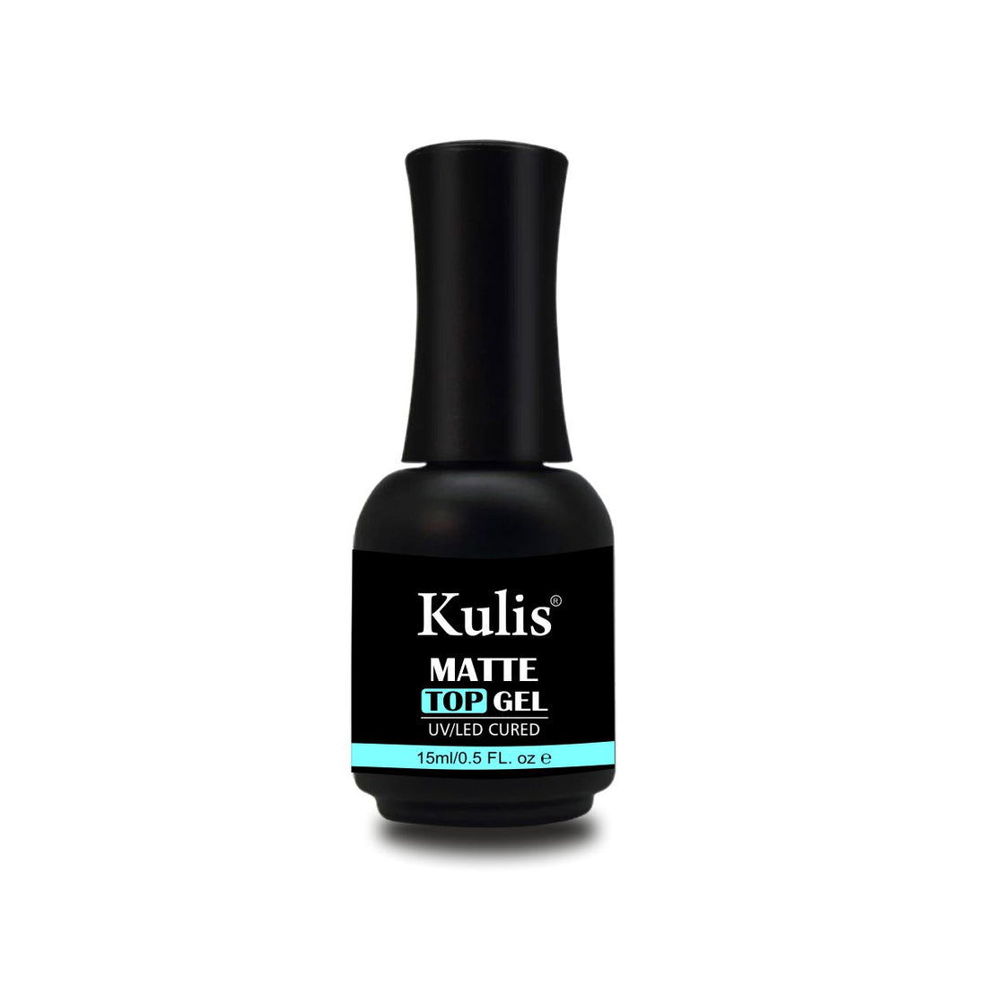 Kulis UV Gel Nail Top Coat Matte 15ml | Soak-Off UV/LED Lamp Cured Clear Gel