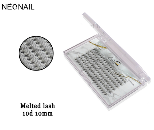 Neonail - Permanent Eyelash - Melted lash - 10D 10mm  Tray