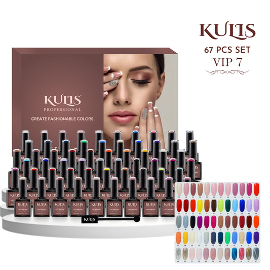 KULIS - VIP 7 UV Gel Polish 67Pcs Set