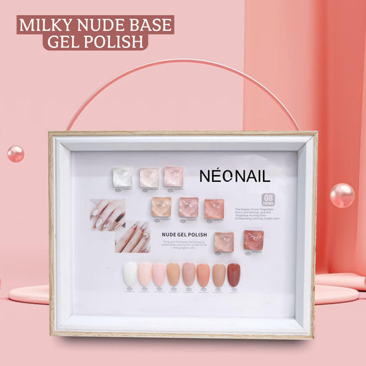 NEONAIL UV/LED Milky Nude Base Gel Nail Polish | Milky Base Color 15ml Packaging