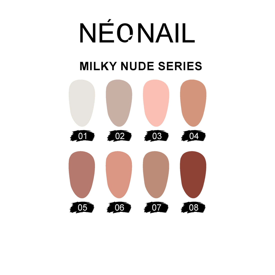 NEONAIL UV/LED Milky Nude Base Gel Nail Polish | Milky Base Color 15ml Packaging
