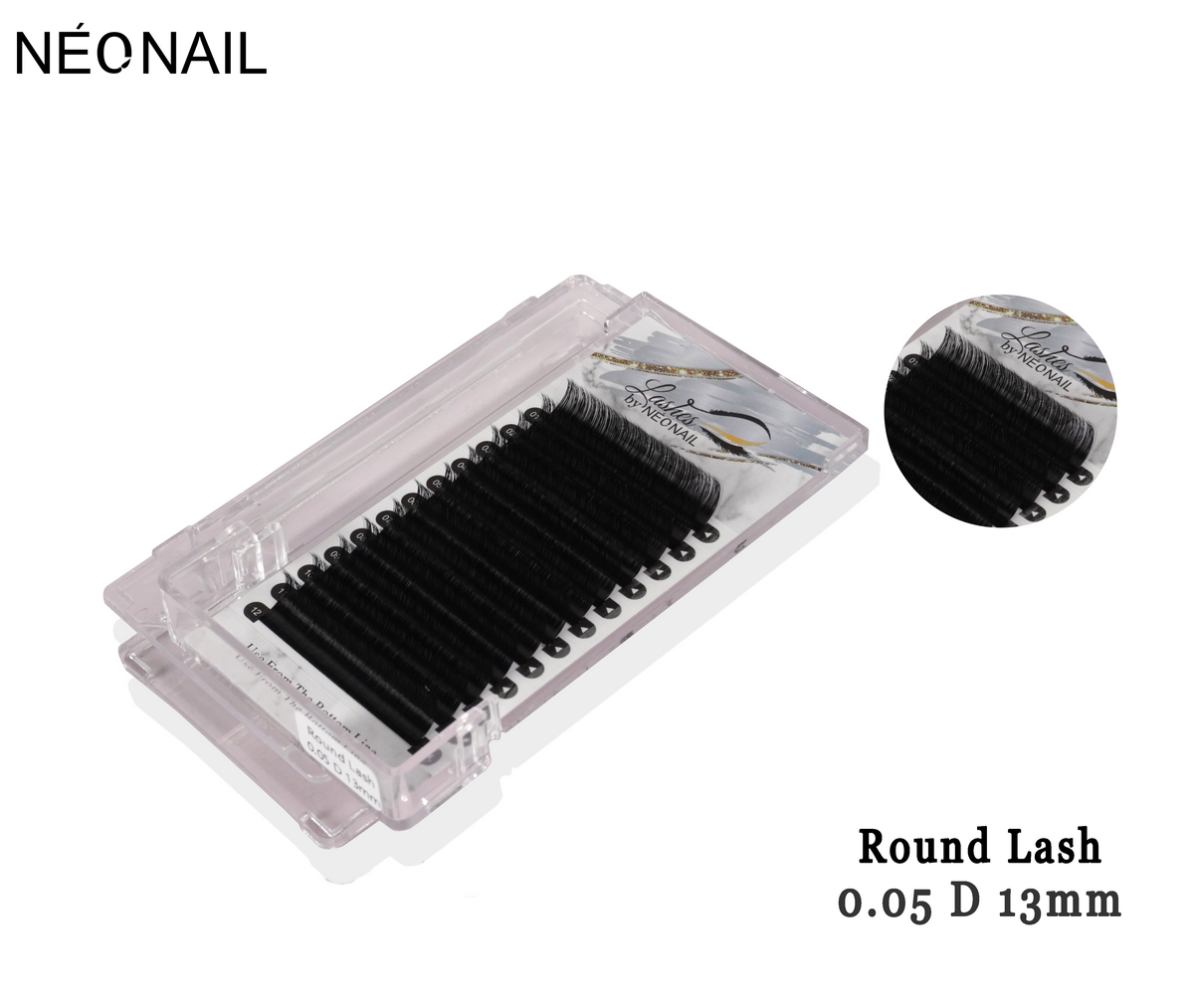 Neonail - Permanent Eyelash - Round Lash - 0.05D 13mm Tray