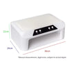 Kulis Professional 236W Dual Light Source UV LED Nail Lamp | Red Light Therapy & UV Gel Curing Lamp | Fast-Drying Nail Dryer with Timer Display