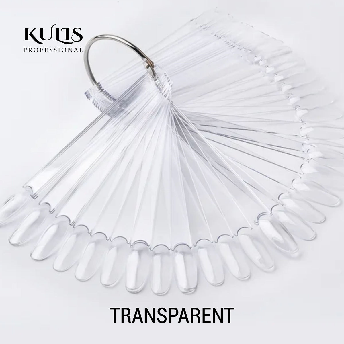 Display - color - Palette - Ring - Transparent - 50Pcs