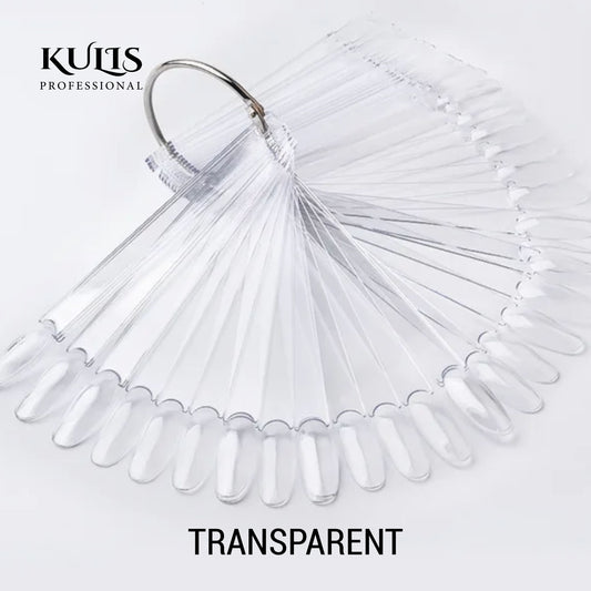 Display - color - Palette - Ring - Transparent - 50Pcs