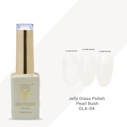 Vinimay - Jelly Glass UV Gel Polish - GLA04 - Pearl Bush