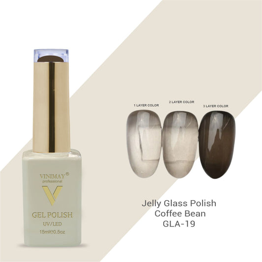 Vinimay - Jelly Glass UV Gel Polish - GLA19 - Coffee Bean