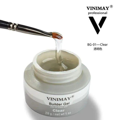 VINIMAY® Professional Nail Builder Gel 56gm | Soak-Off UV/LED Cured Gel