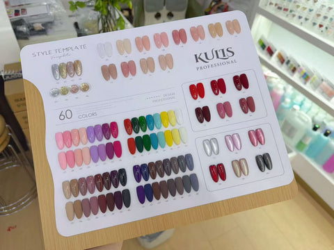 Kulis Professional 60Pcs Gel Polish Set, 15ml Each Bottle | Professional UV LED Gel Nail Polish Collection with 60 Assorted Colors