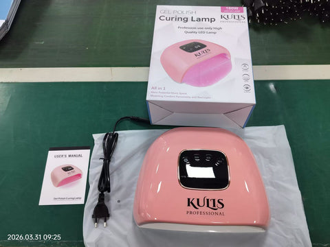 Kulis Professional 180W UV LED Nail Lamp | Gel Polish Curing Lamp with Smart Sensor & Timer Display | Fast Drying Nail Dryer for Gel Nails