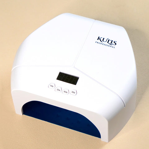 Kulis Professional Pure Cure UV LED Nail Lamp | High Power Gel Polish Curing Machine with Metal Base Plate | Fast Drying Nail Dryer