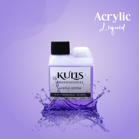 Kulis Acrylic Monomer Liquid Purple 120ml for Nail Building Acrylic Powder