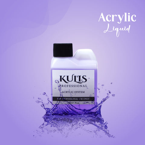 Kulis Acrylic Monomer Liquid Purple 120ml for Nail Building Acrylic Powder