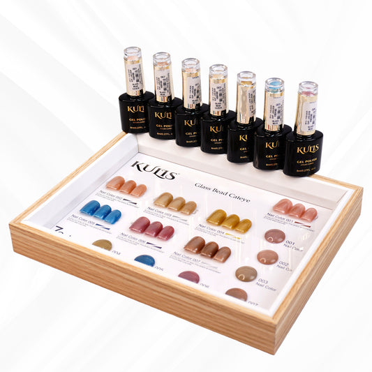 Kulis Glass Bead Cat Eye Magnetic UV Gel Polish – 7 Shades | 10ml Packaging | Silky Cat Eye Effect