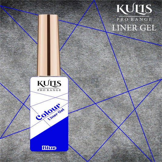 Kulis ProRange Simple Nail Liner Gel with Thin Nail Art Brush Cap Bottle Painting Liner Gel