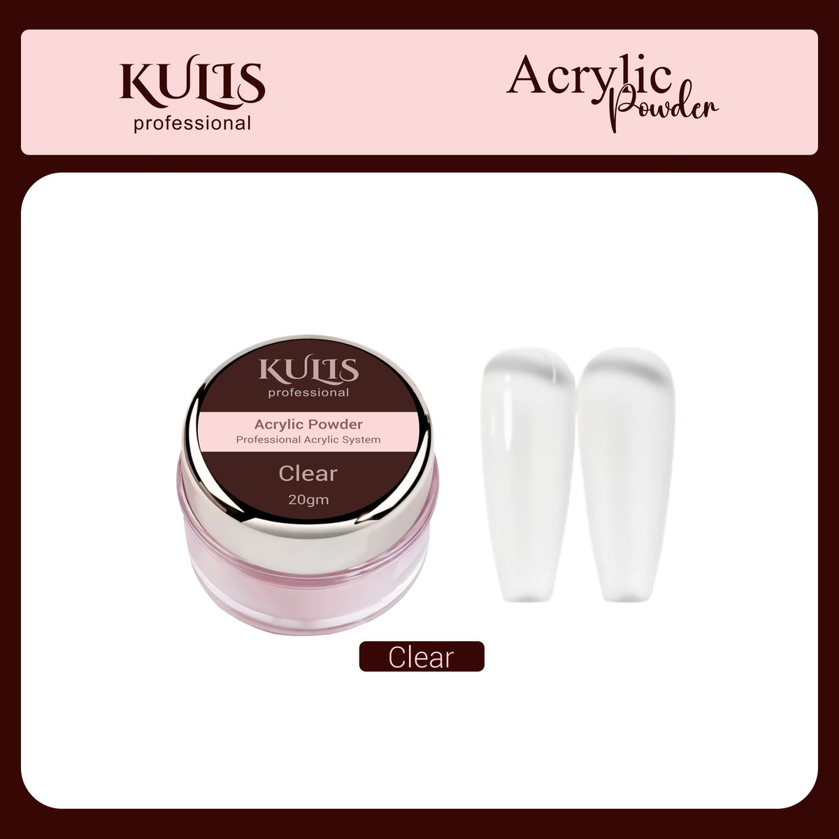 Kulis - Acrylic Powder - Clear