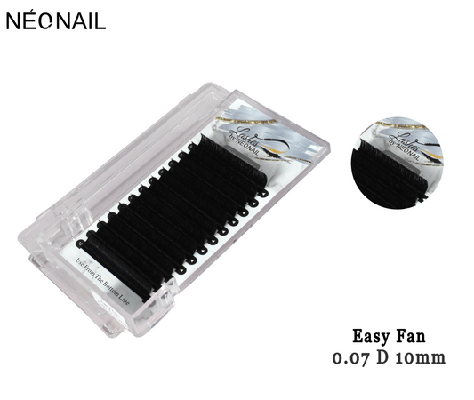 Neonail - Permanent Eyelash - Easy Fan - 0.07D 10mm Tray