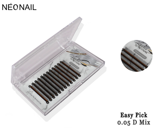 Neonail - Permanent Eyelash - Easy Pick - 0.05D MIX  Tray