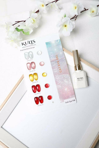 Kulis Professional Exquisite Stone Cat Eye Gel 5Pcs Set 15ml/Each with Shadecard