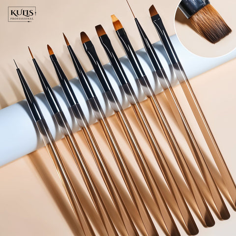 Kulis - 9IN1 Nail Art Brush Set