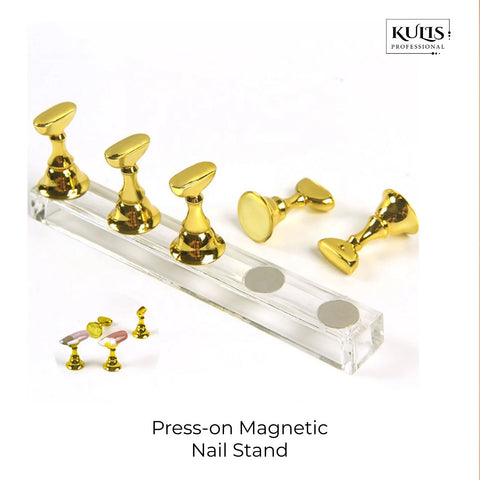 Nail Practice Magnetic Stand | Nail Tip Display Stand Holder for Home Salon Makeup