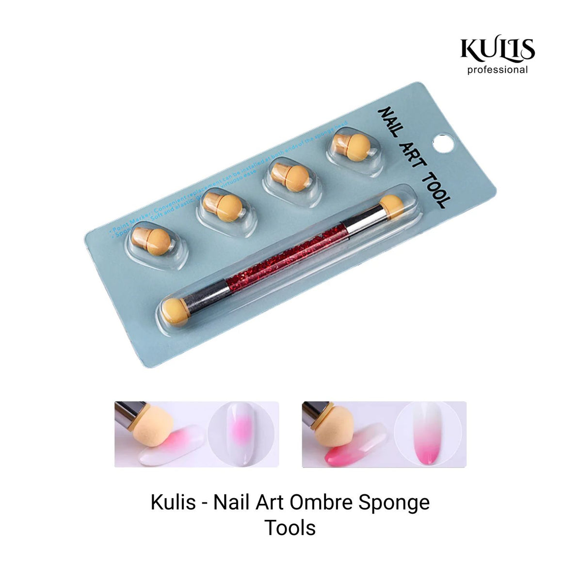 Kulis - Nail Art Ombre Sponge Tools