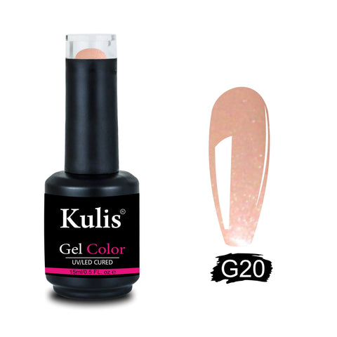 Kulis Glitter Collection UV Gel Polish | Soak-off UV/LED Glitter Gel Nail Polish 15ml Packaging