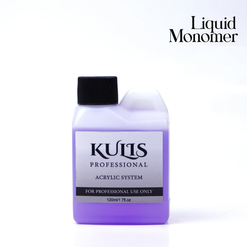 Kulis Acrylic Monomer Liquid Purple 120ml for Nail Building Acrylic Powder