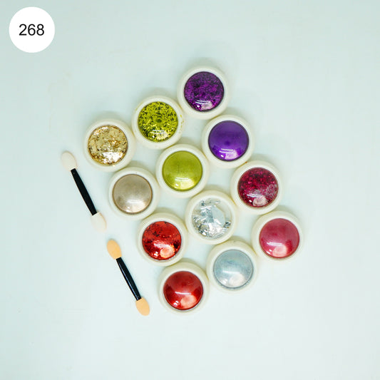 Kulis 12 in 1 Chrome Set | Nail Art Decoration Accessories