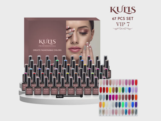 KULIS - VIP 7 UV Gel Polish 67Pcs Set