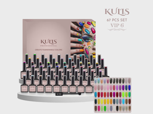 KULIS - VIP 6 UV Gel Polish 67Pcs Set