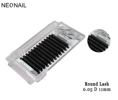 Neonail - Permanent Eyelash - Round Lash - 0.05D 11mm Tray