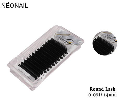 Neonail - Permanent Eyelash - Round Lash - 0.07D 14mm Tray