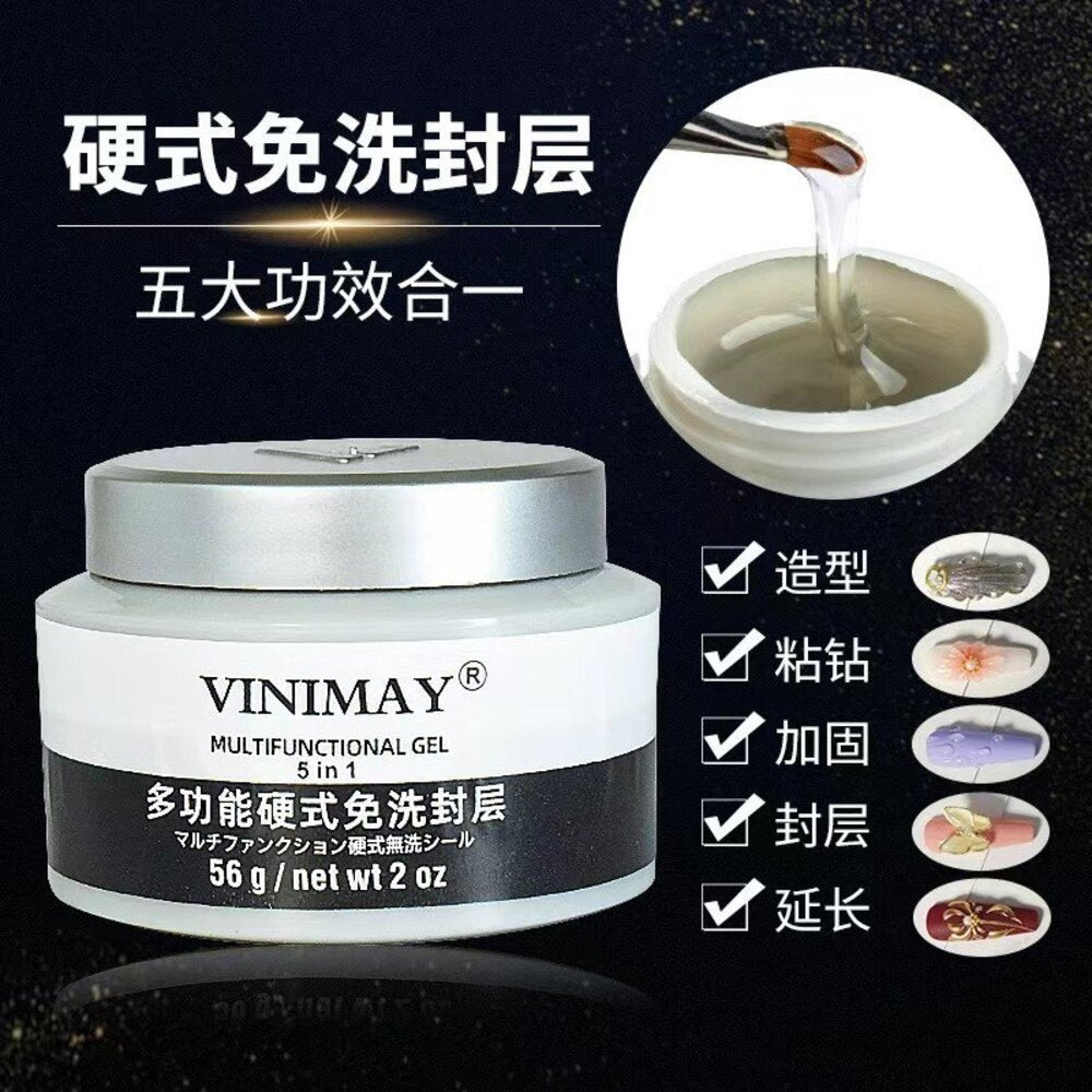 VINIMAY® Professional Multifunctional Gel 5IN1 UV/LED Gel 56gm Clear