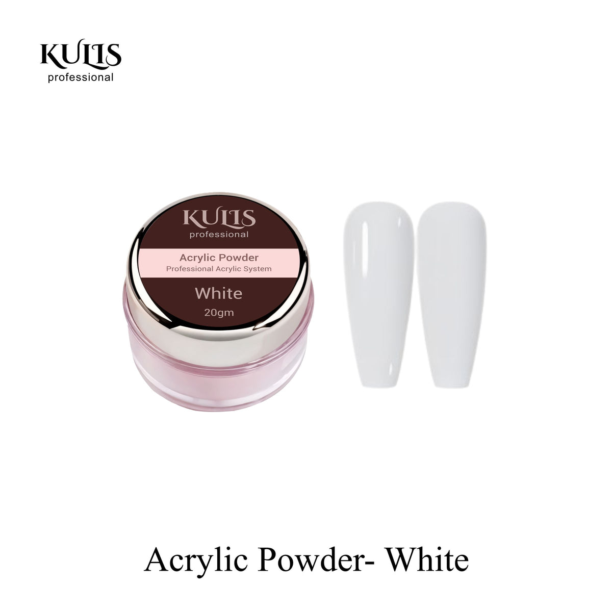 Kulis - Acrylic Powder - White-20gm