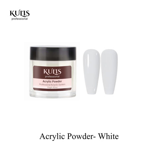 Kulis - Acrylic Powder -White 15gm